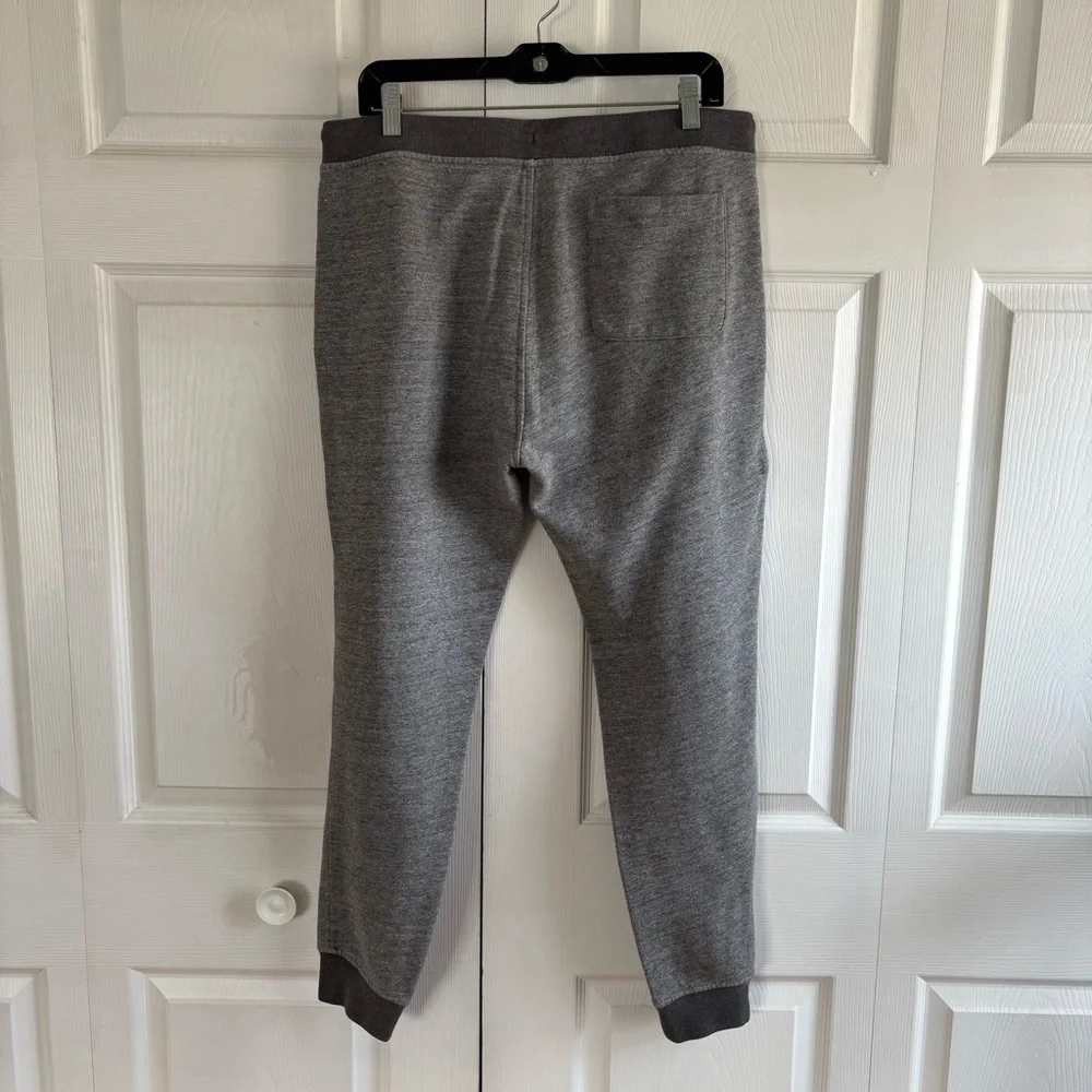 J.Crew Pants Mens M Gray Knit Goods Joggers Slim Casual Fleece Sweatpants Soft‎